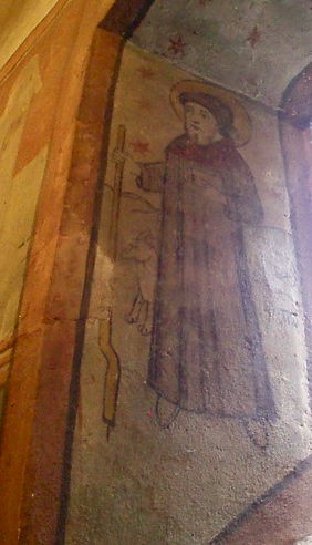 St Wendelin mit Schafen