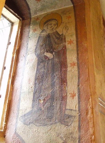 St Odilia mit Augenbinde
