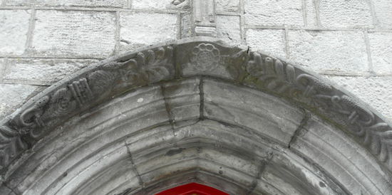 Tolle Arbeiten am Eingang