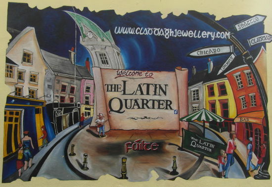 Das Latin Quarter ist das bunteste und lebhafteste Viertel von Galway