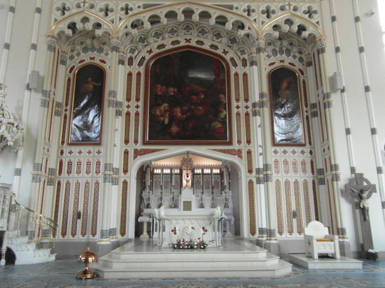 Sie soll das schönste viktorianische Gebäude in Belfast sein, ich fand die Innenarchitektur aber schon zu weiß und zu perfekt. Das sah für mich irgendwie künstlich aus.