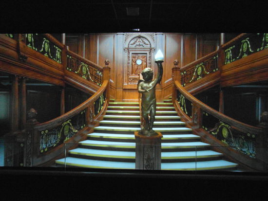 ...und die berühmte Treppe.
