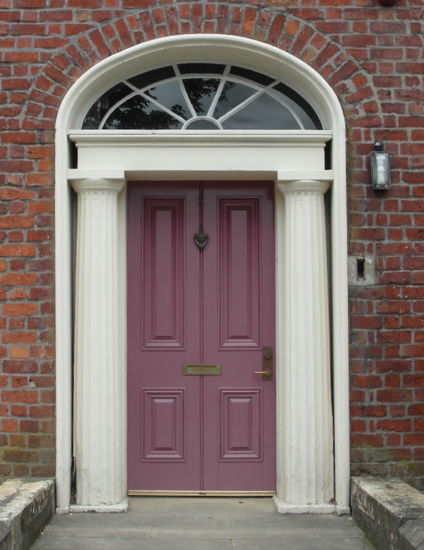 Noch einmal auf dieser Reise konnte ich die Türen sehen, die ich so liebe - wenn auch nicht ganz so elegant und prachtvoll wie in Dublin