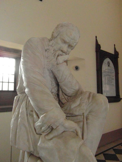 ...und eine Skulptur Galileo Galileis.