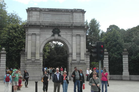 Eingang zum St Stephen's Green