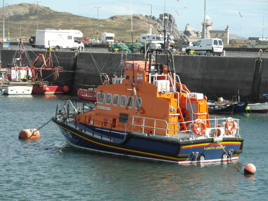 Das dazugehörige Rettungsboot