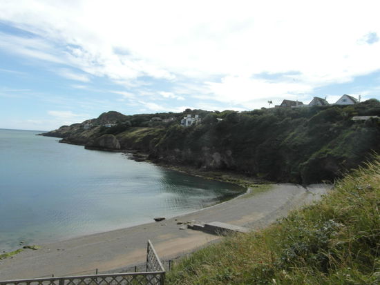 Der Beginn des Weges in Howth