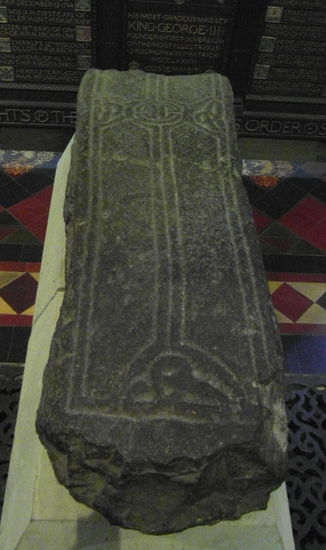 Keltische Grabplatte aus dem 9. Jahrhundert