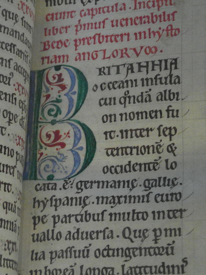 Historia Ecclesiastica Gentis Anglorum aus dem 12. Jahrhundert