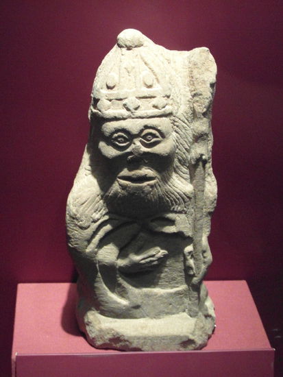 Bischofsfigur aus dem 15. Jahrhundert