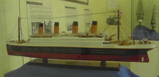 Ein ganzer Raum ist der Titanic gewidmet