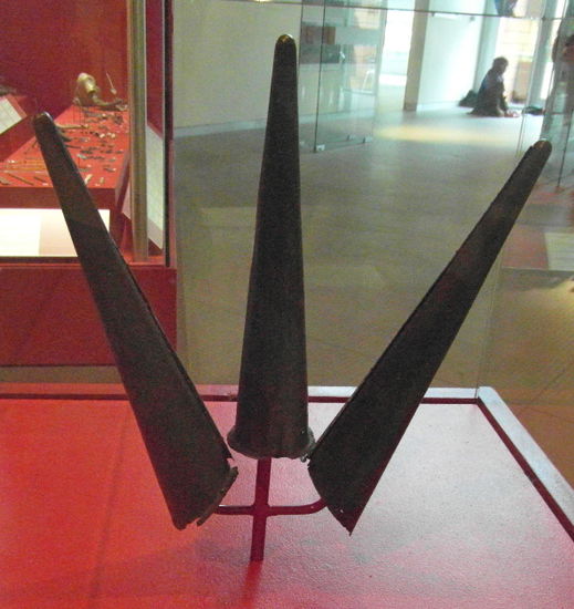 Die Cork Horns aus dem 1. und 5. Jahrhundert, einst als Helmschmuck benutzt.
