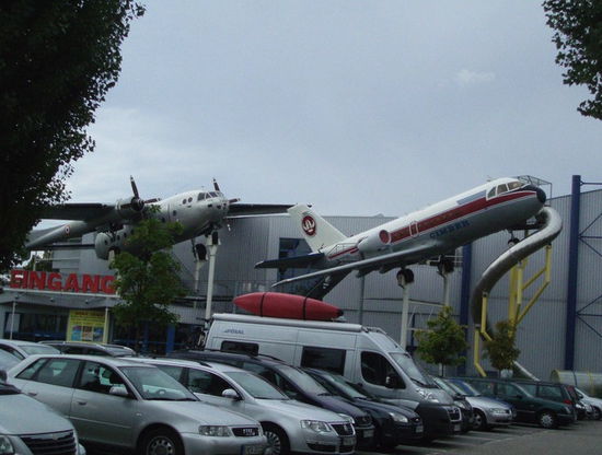 Eingang des Technikmuseums