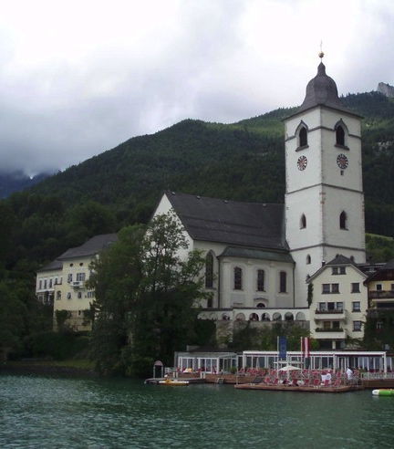 Blick auf die Wallfahrtskirche