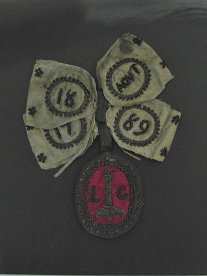 Die Französische Revolution schwappte auch nach Belgien über, und die Lütticher wandten sich gegen die Fürstbischöfe - hier ein Medaillon, das angesichts eines Aufstandes verliehen wurde, der am 18. August 1789 stattfand und als "Lütticher Revolution" bezeichnet wird.