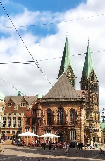 Bremen bei bestem Wetter zur Zeit meines Umzugs im April 2019!
