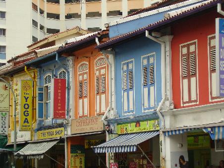 schoene Haeuser in Little India
