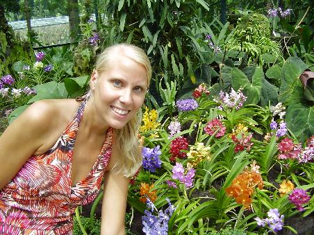 Der National Orchid Garden in Singapur