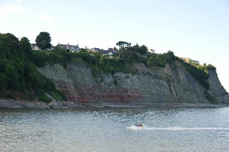 Die Steilküste von Cardiff
