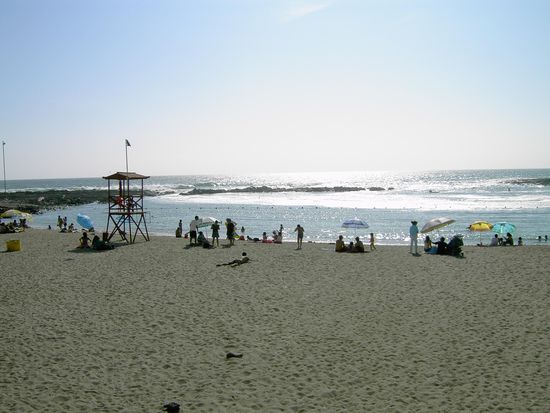Schoen hier am Strand "La Lisera"