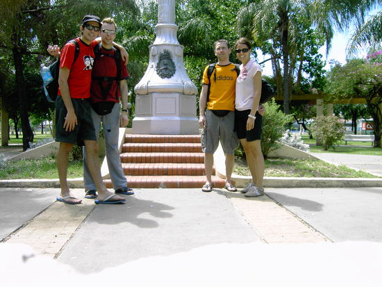 Erstes Gruppenfoto in Santa Fé...