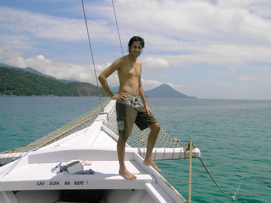 Wenige Sekunden vor meinem Hechtsprung 