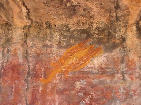 Felsmalerei am Ubirr Rock