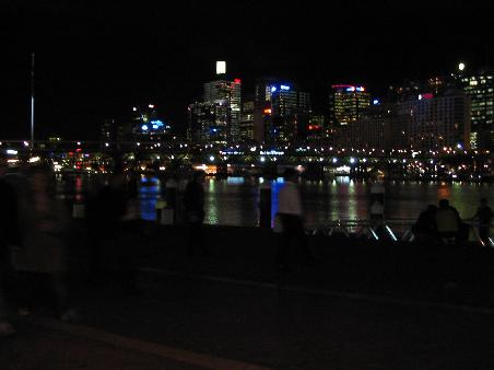 Und hier noch die Skyline von Hafen in Sydney
