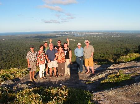 Unsere Gruppe auf dem Mt Tinbeerwah