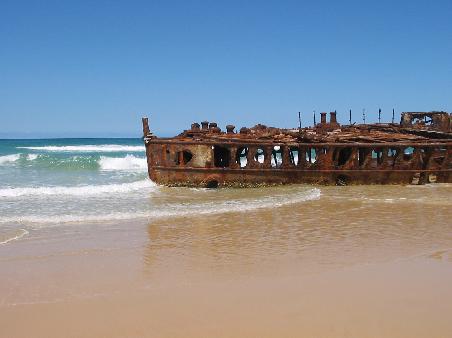 DAS Fraser Island Foto...die TS Maheno
