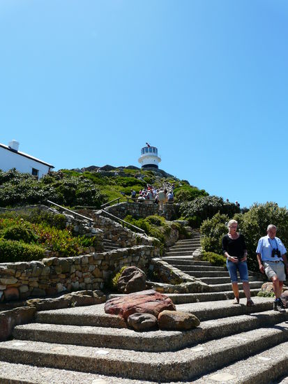 Der Weg rauf zum Cape Point