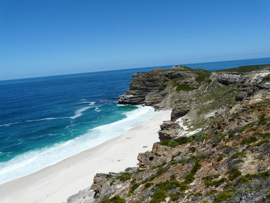 Strand zwischen cape Point und dem Kap