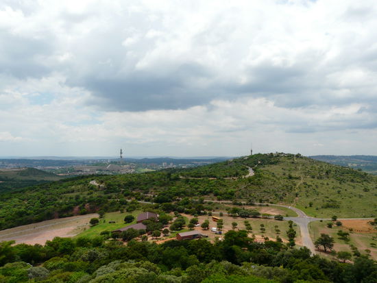 Blick vom Voortrekker Denkmal auf Pretoria