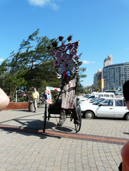 Einer der vielen Rikschafahrer