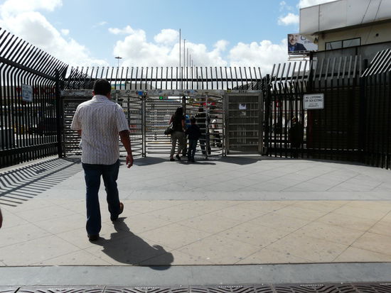 Einfach durch die Drehtür da vorne...