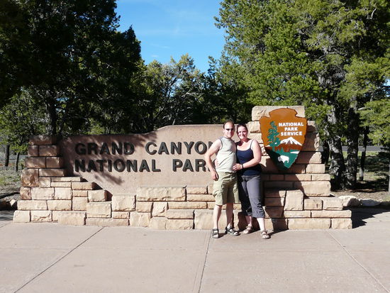 Der Eingang zum Grand Canyon National Park
