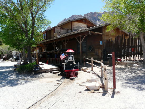 Da hinter befindet sich die 'Westernstadt'