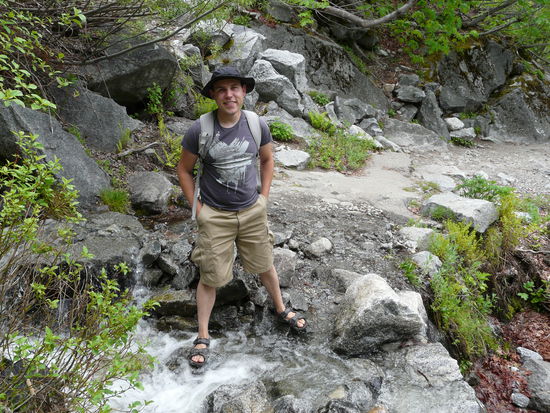 Auch hier bekommen wir die Schneeschmelze schon zu spüren