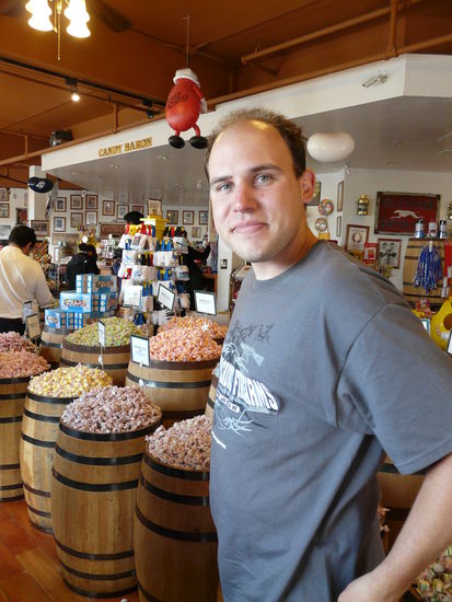 Das gibts hier an jeder Ecke: Süßes ohne Ende!!!