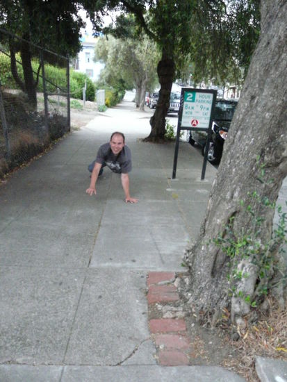 Es war seeeeehr steil!!!
Hmmm sieht man hier gar nicht so 