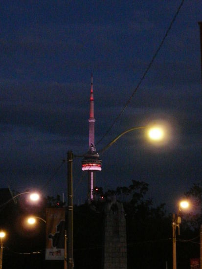 CN Tower at night