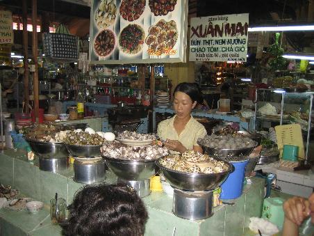 Saigon-Ben Thanh Market. Seafood.
