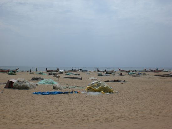 der schoene Ausblick von der Fruehstuecksterrasse