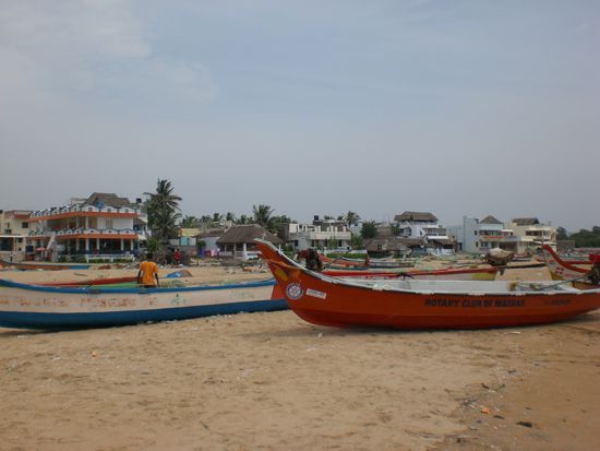 und das der Blick vom Meer aus