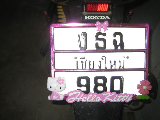 Unser Rollerkennzeichen!