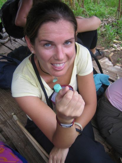 Und so sahen man nach drei stuendigem trekking bergauf aus!! Der rest der Truppe verweigerte ein Foto.