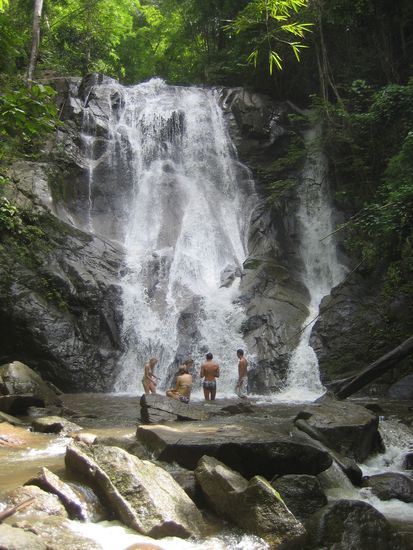 Erste Erfrischung des Tages.