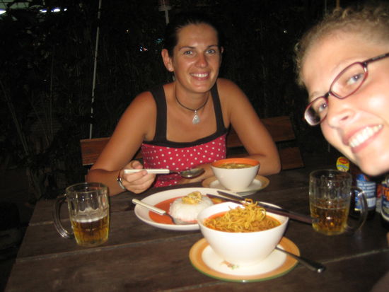 Yummie... gluecklich in Chiang Mai.