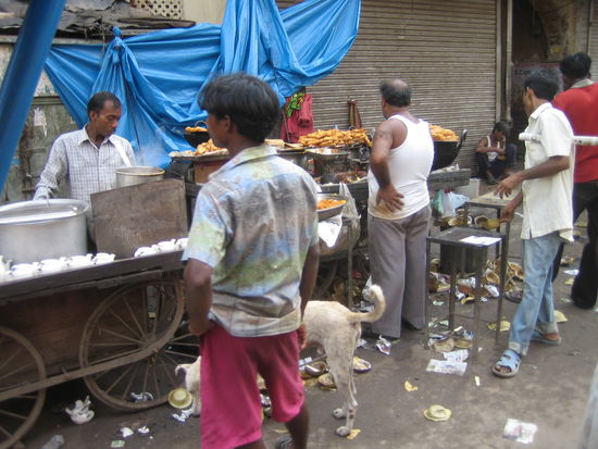 Fastfood ohne Muelleimer
