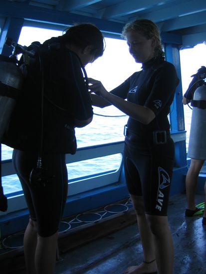 Buddycheck- Taucher Brauchen Saubere Luft OK?